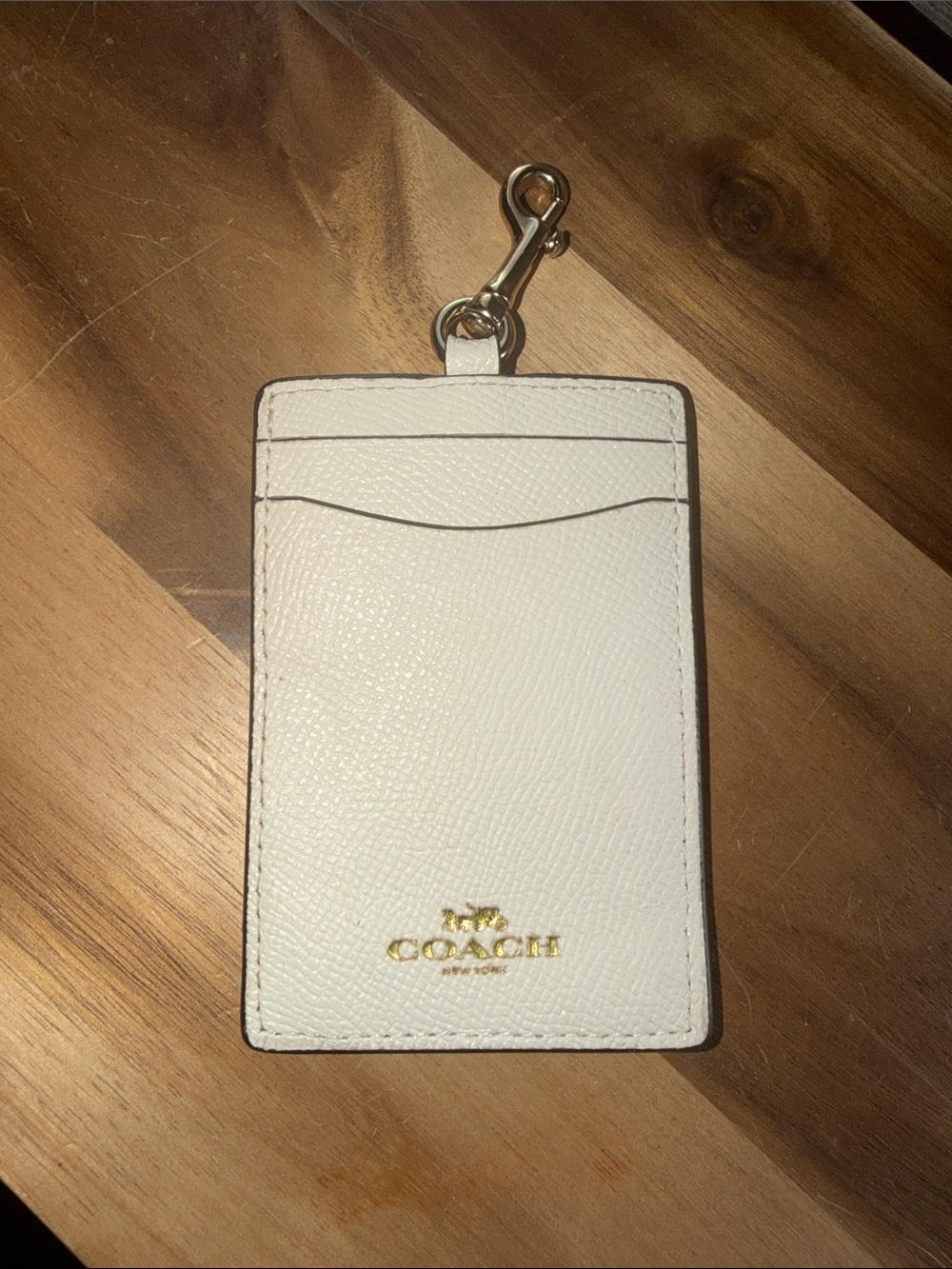 Coach ID Lanyard In Signature Canvas